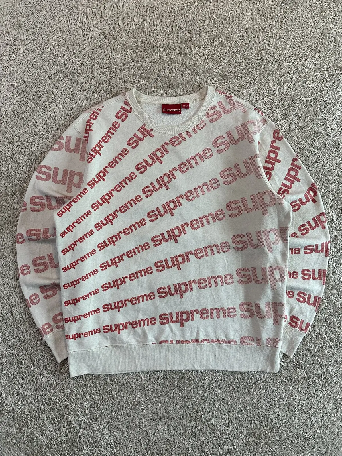 [M] 20SS 슈프림 SUPREME RADIAL LOGO 맨투맨