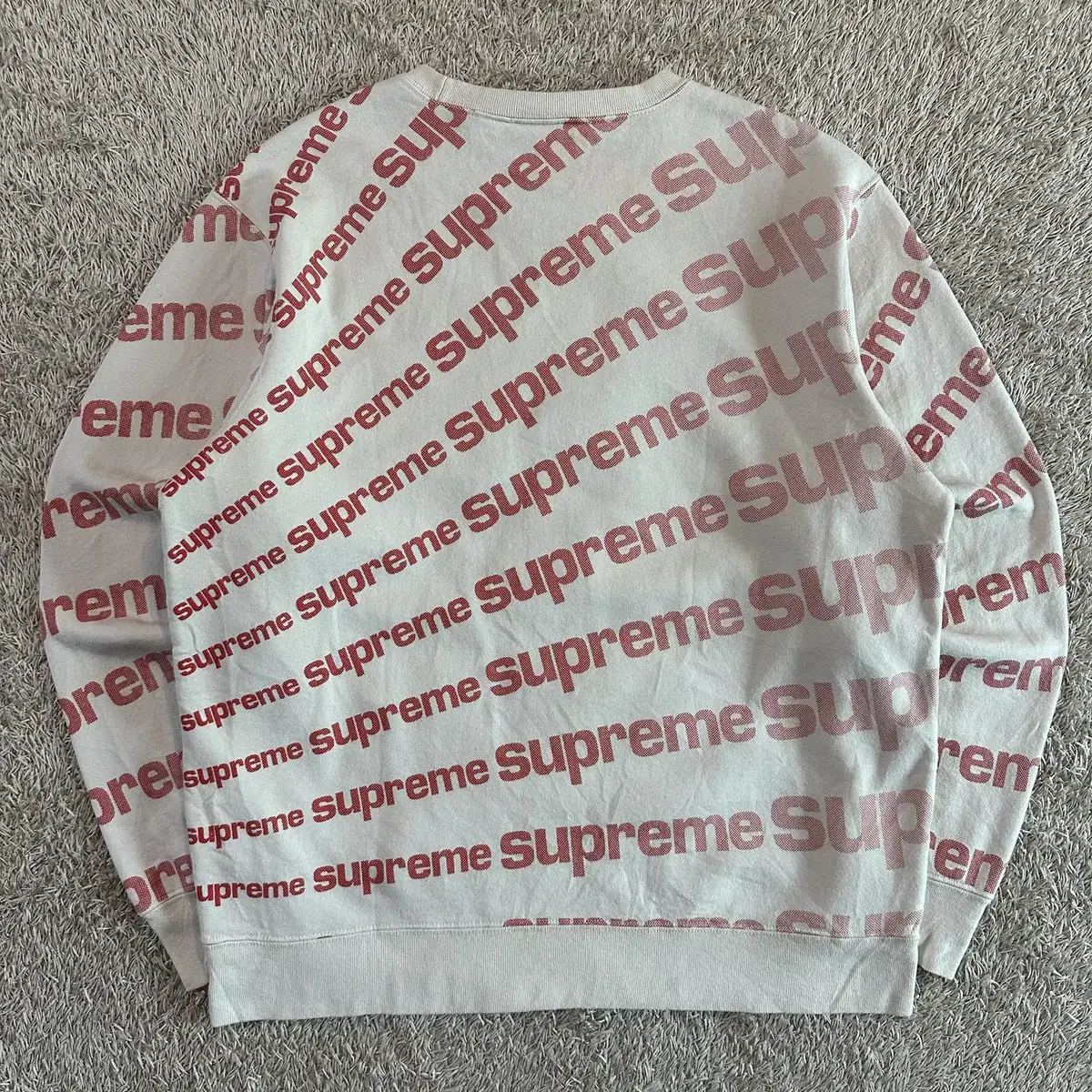 [M] 20SS 슈프림 SUPREME RADIAL LOGO 맨투맨