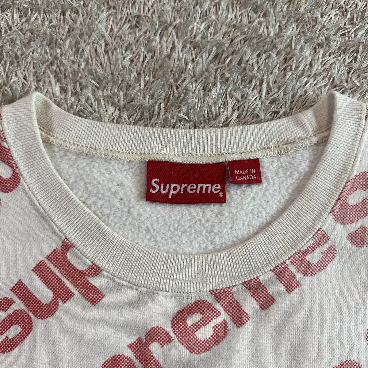 [M] 20SS 슈프림 SUPREME RADIAL LOGO 맨투맨