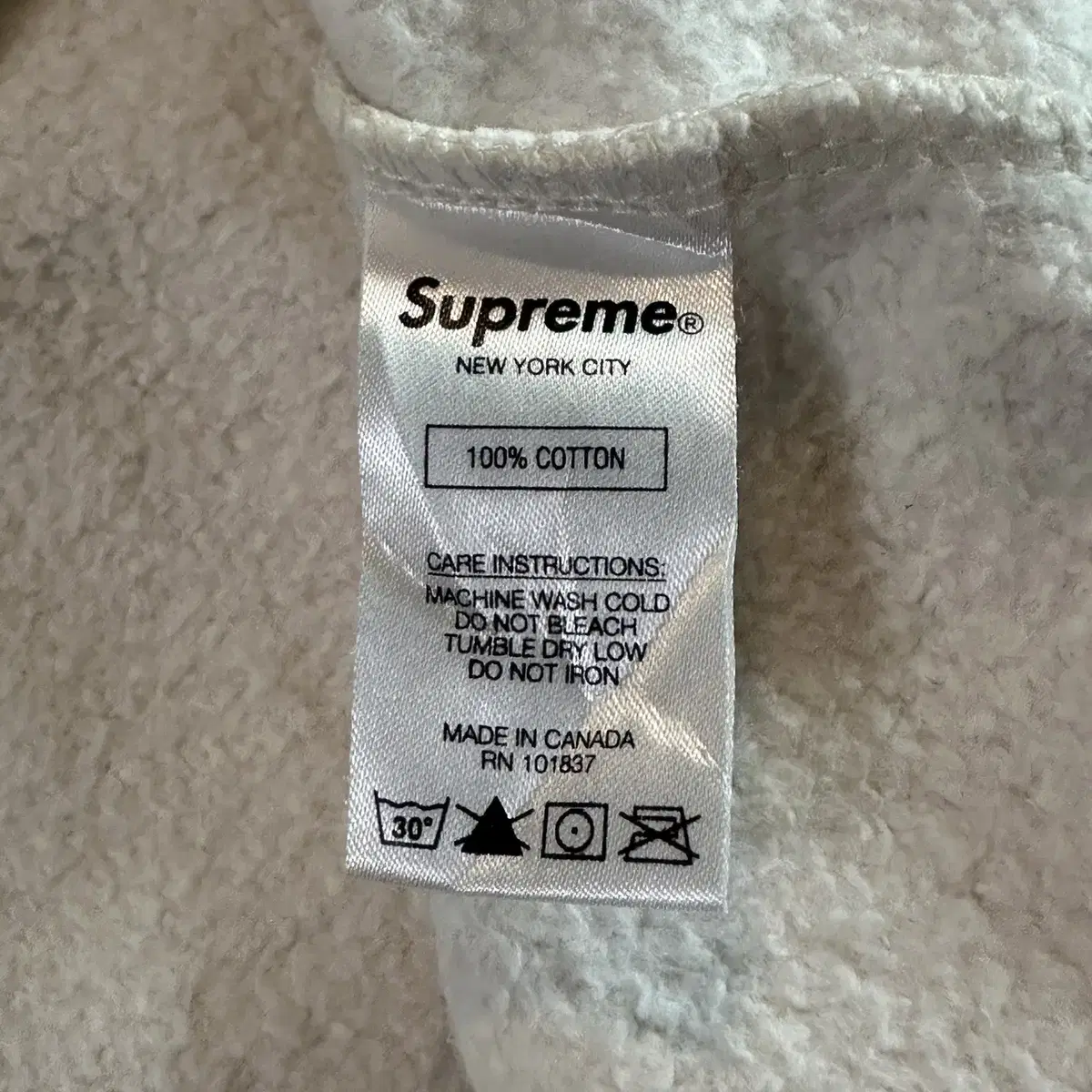 [M] 20SS 슈프림 SUPREME RADIAL LOGO 맨투맨