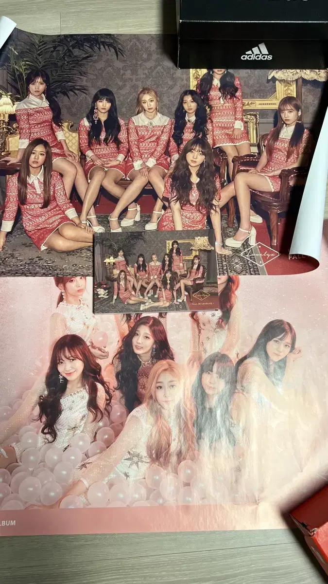 2 Lovelyz bell ringing albums, poster 