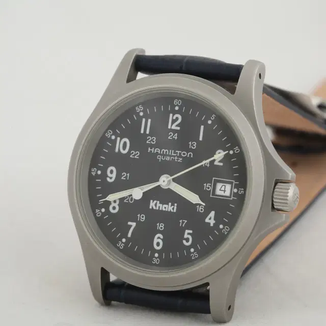 해밀턴 카키 Hamilton Khaki 블랙 다이얼 쿼츠 9821C