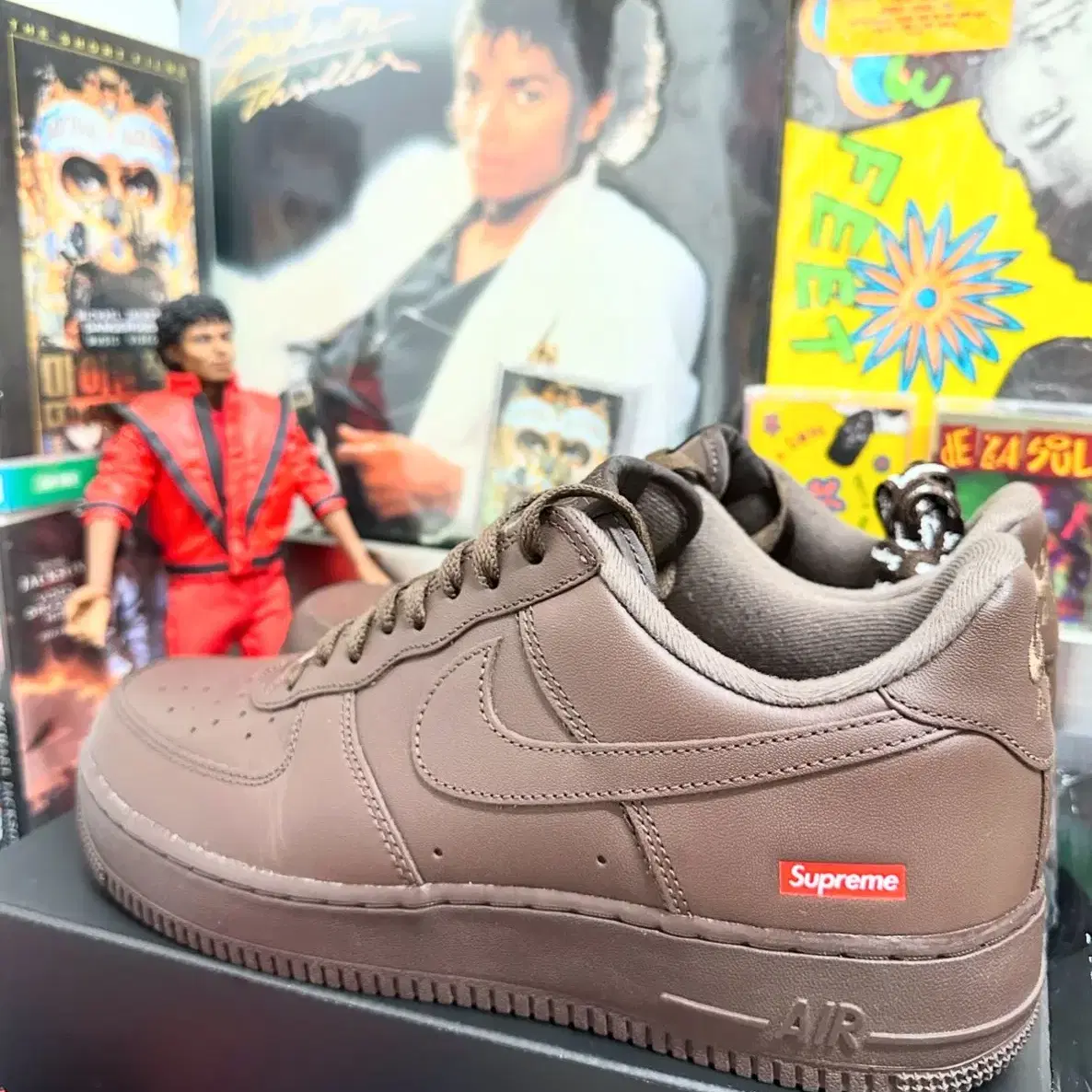 NIKE SUPREME  에어포스1 로우 Baroque Brown