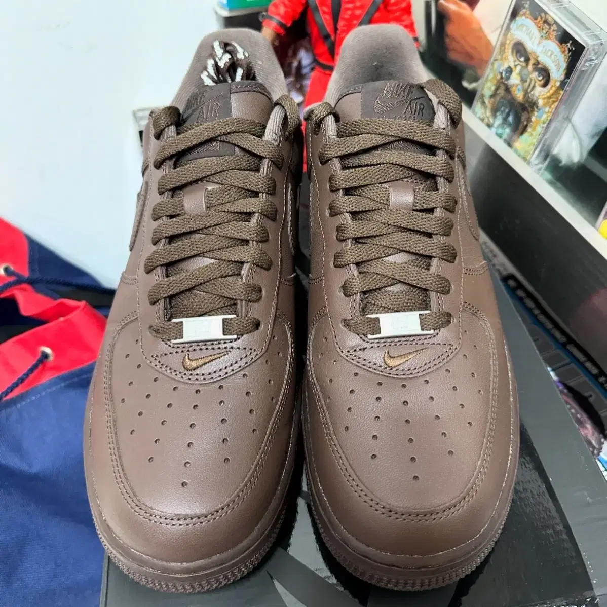 NIKE SUPREME  에어포스1 로우 Baroque Brown