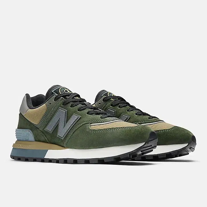 [265] Stone IslandxNew Balance 574 다크그린