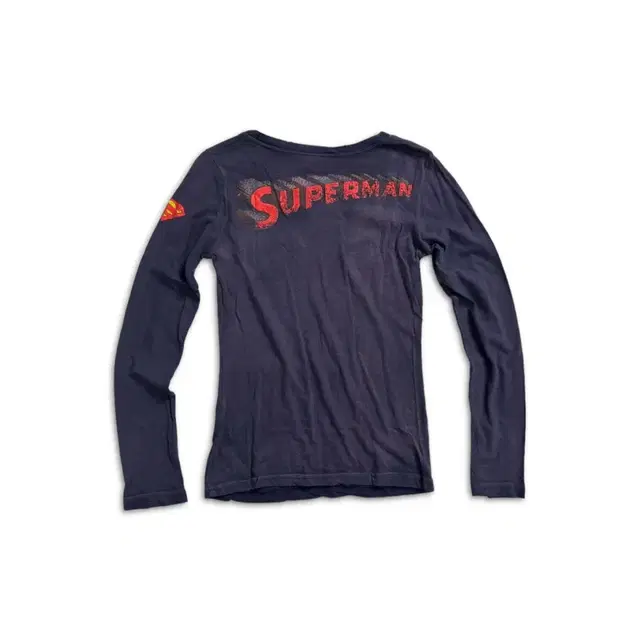 vintage superman Union Jack long sleeve