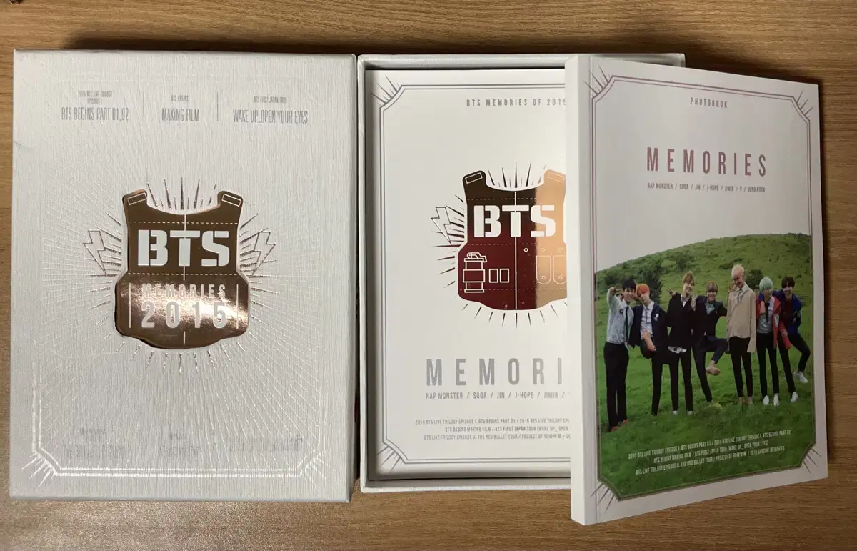 방탄소년단 2015메모리즈 DVD