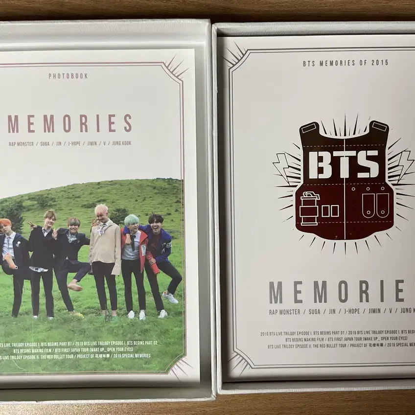 방탄소년단 2015메모리즈 DVD