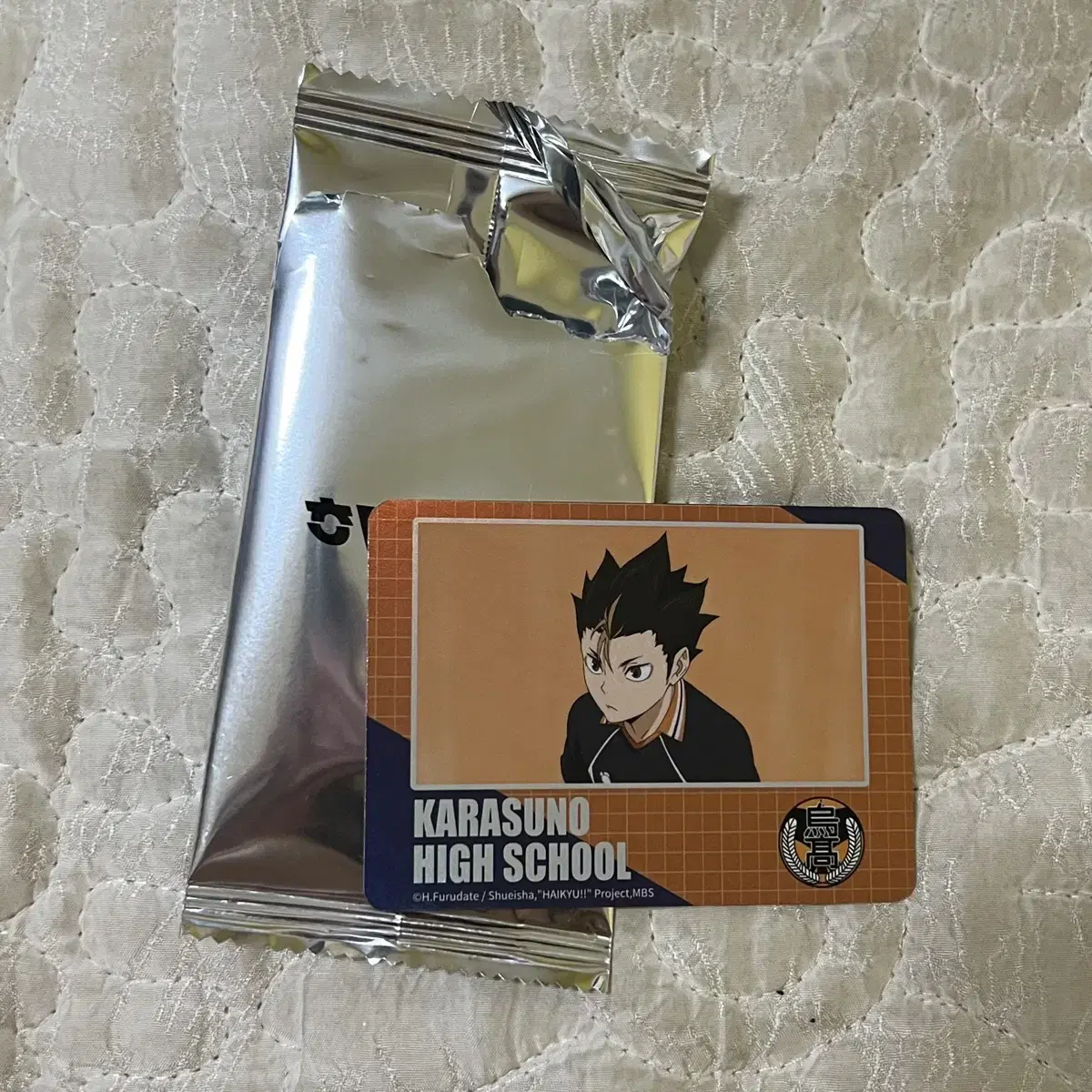 Haikyuu Shinsegae pop up Trading Card Nishinoya Cost Transfer