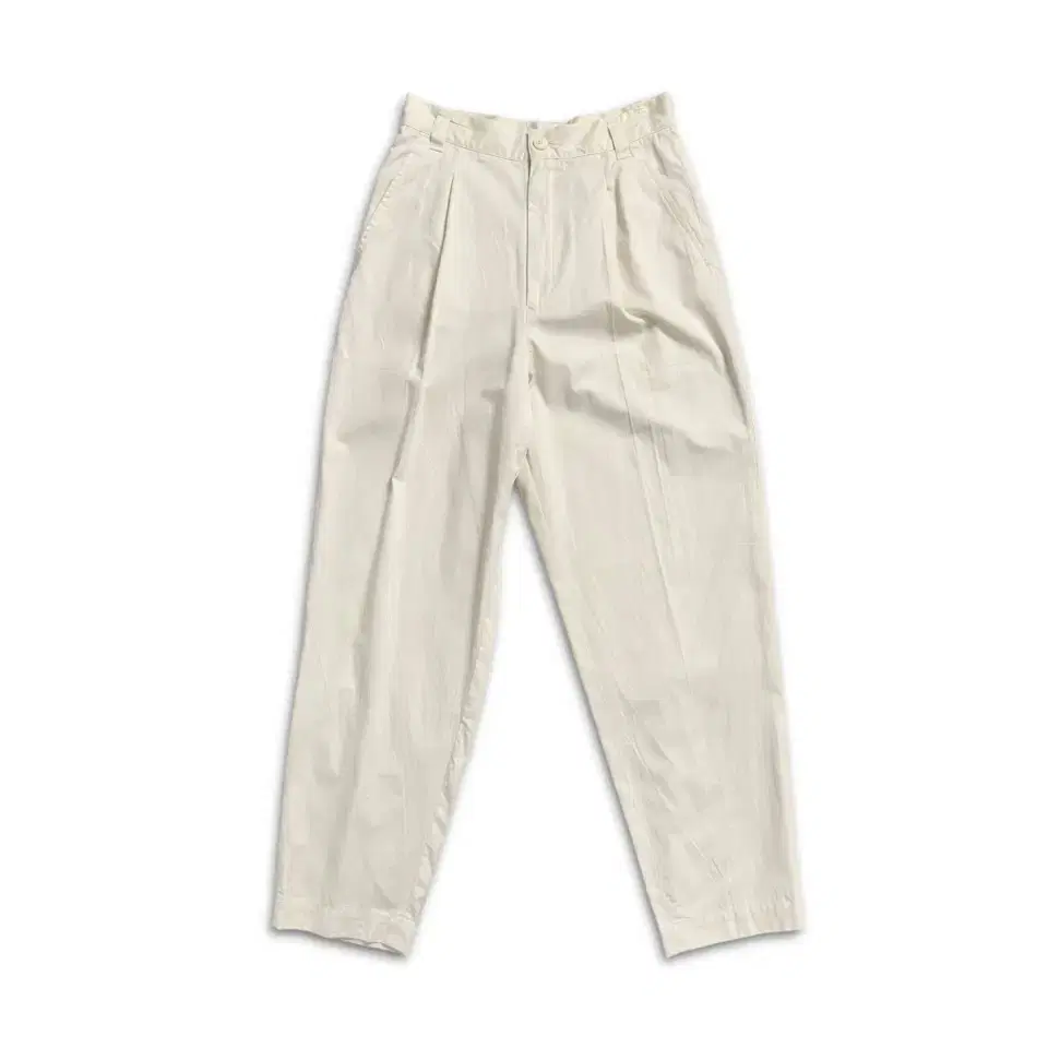 80s Issey Miyake ivory pleated pants