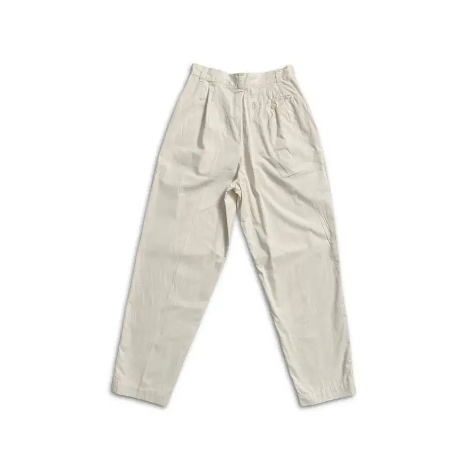 80s Issey Miyake ivory pleated pants