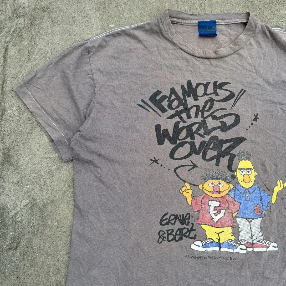 [L~XL] 90s Sesame Street 세서미스트릿 프린팅 반팔티