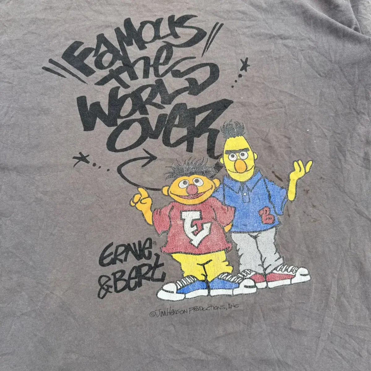 [L~XL] 90s Sesame Street 세서미스트릿 프린팅 반팔티