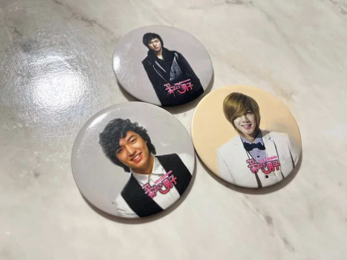 Bulk 3 badges for Drama Boys Over Flowers