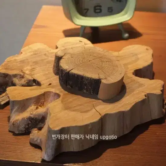 괴목받침대 다기받침대 찻상 나무받침대 도자기받침대 찻잔 다기 트레이 괴목