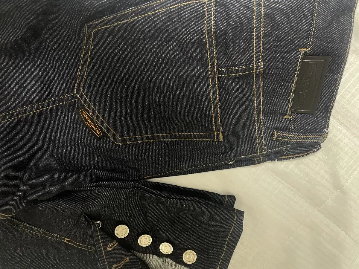 Wooyoungmi Biker denim jeans size 46