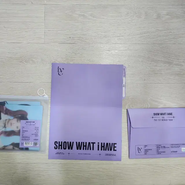 아이브 show what I have 포토 키트, 슬로건, 엽서카드