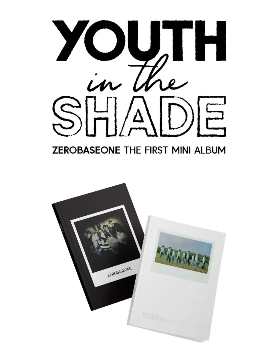 zerobaseone-mini-album 1집 youth, shade 2versions