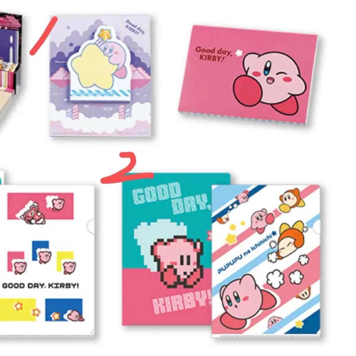 [New] Star Kirby First Lottery G Prize (Memo, Clearfile)