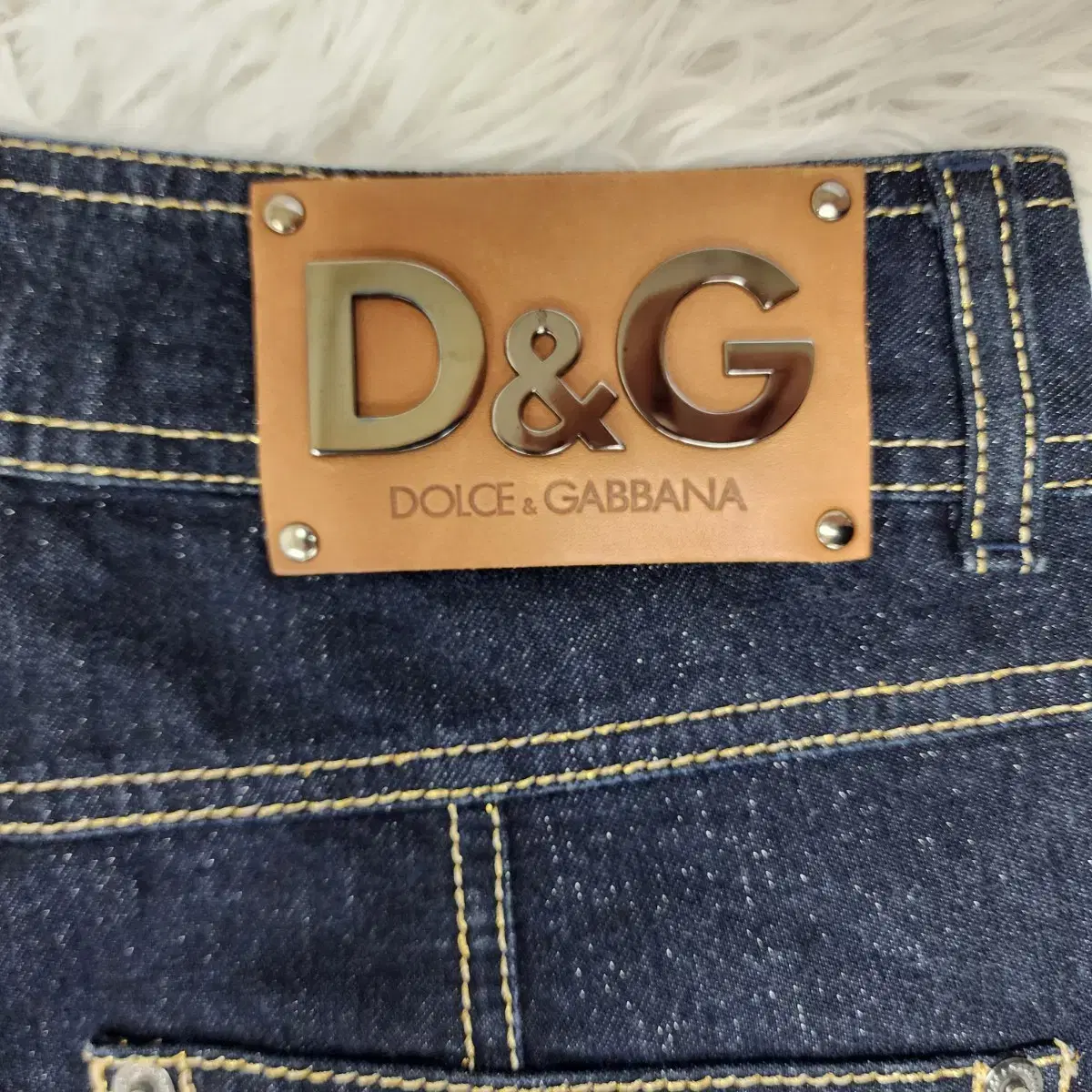 돌체앤가바나 Dolce&Gabbana 진청 데님진