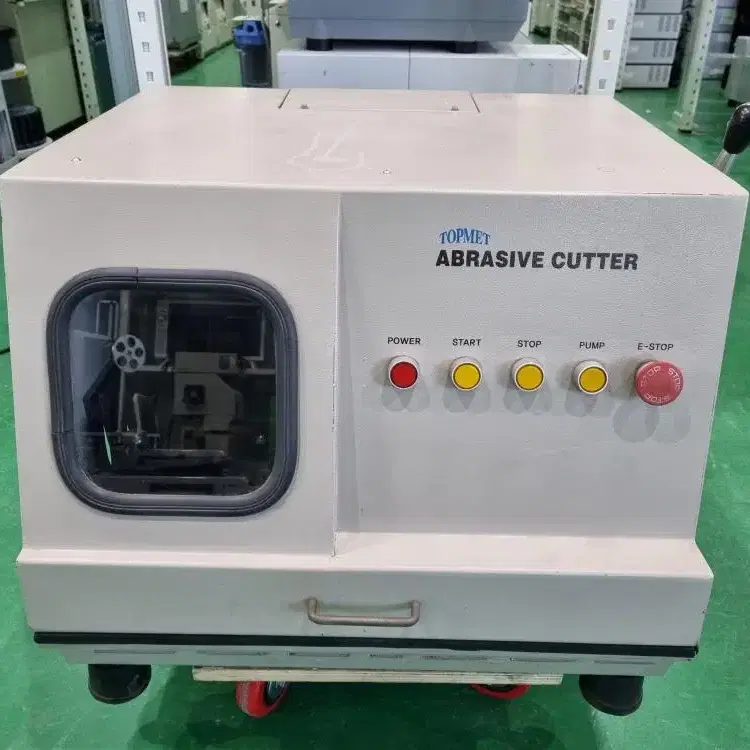 TOPMET Abrasive Cutter 알앤비 시편절단기.