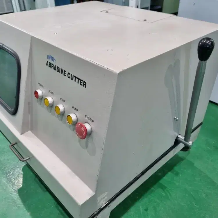 TOPMET Abrasive Cutter 알앤비 시편절단기.