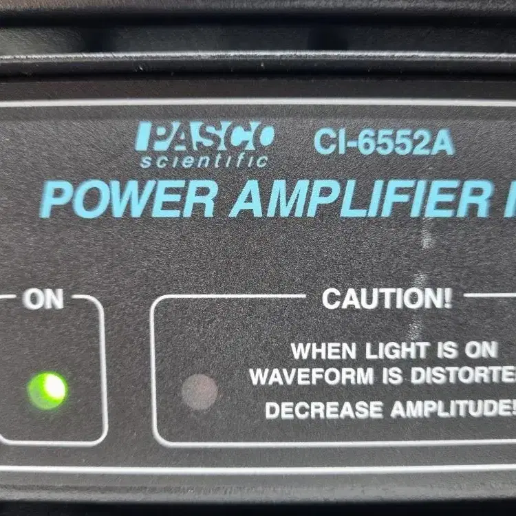 PASCO CI-6552A Power Amplifier II.