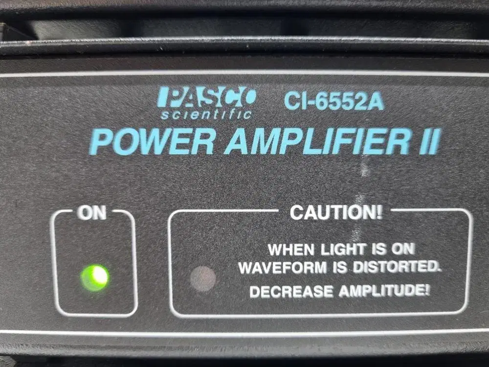 PASCO CI-6552A Power Amplifier II.