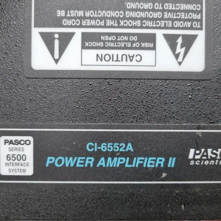 PASCO CI-6552A Power Amplifier II.