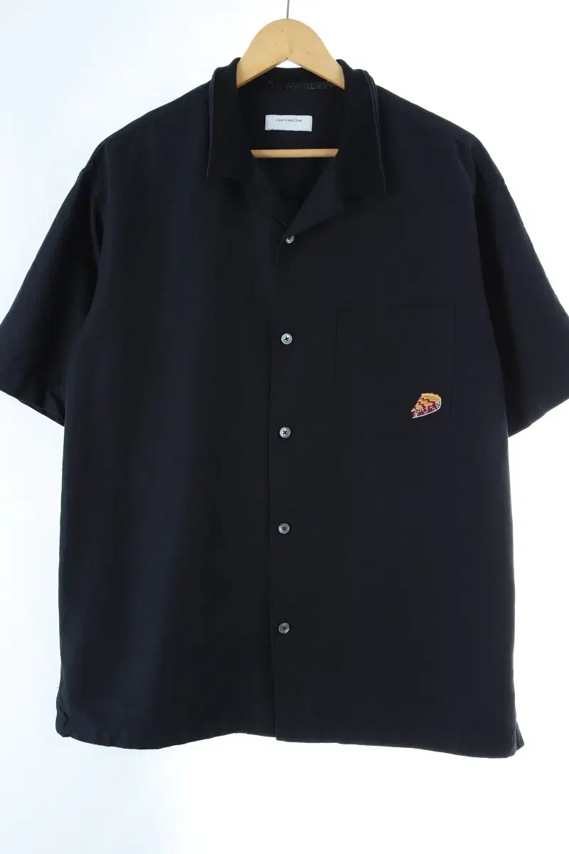 (L) Custom Mellow Vahn Shirt Nambang Navy Cotton Old School-DB42