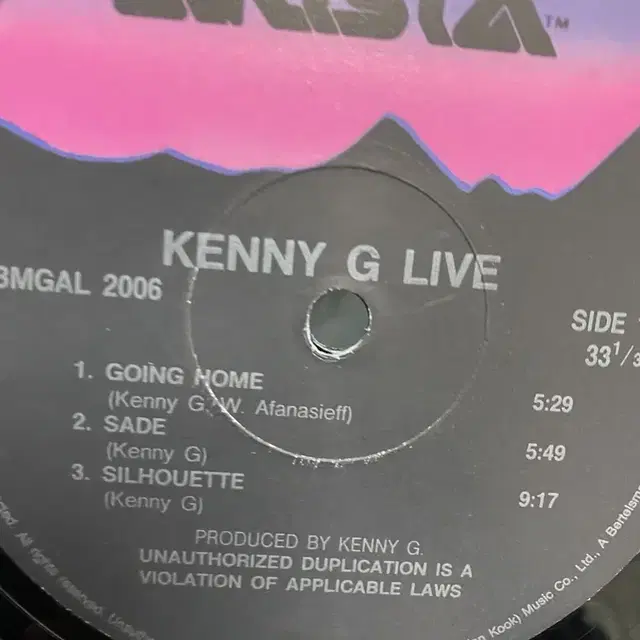 KENNY G LIVE LP / C1366