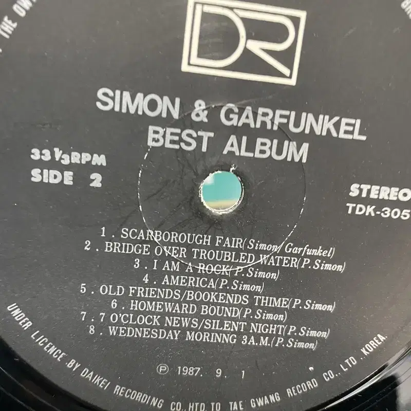 SIMON AND GARFUNKEL BEST LP / C2164