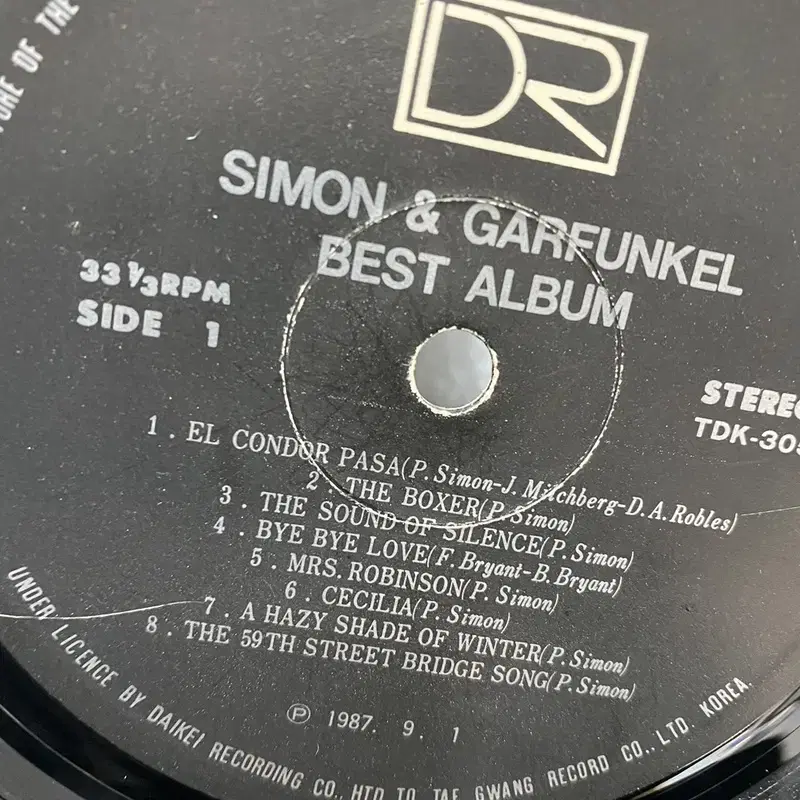 SIMON AND GARFUNKEL BEST LP / C2164