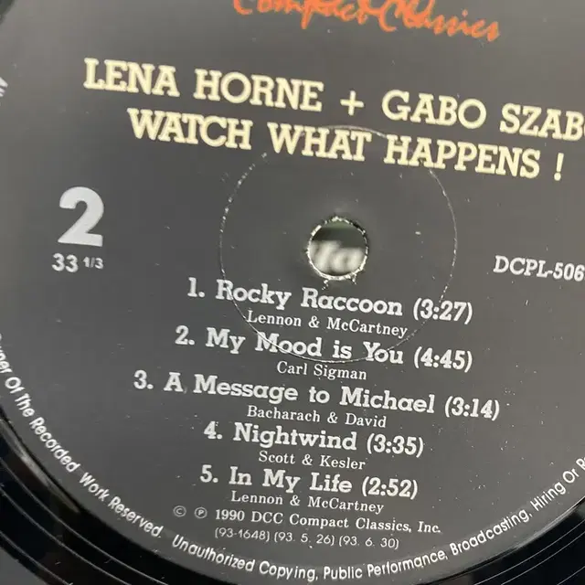 LENA HORNE GABOR SZABO  LP / AA2530