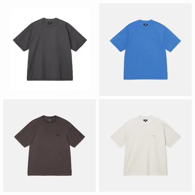 (S-XL/해외) STUSSY LAZY TEE 4종 스탁제품 구매대행