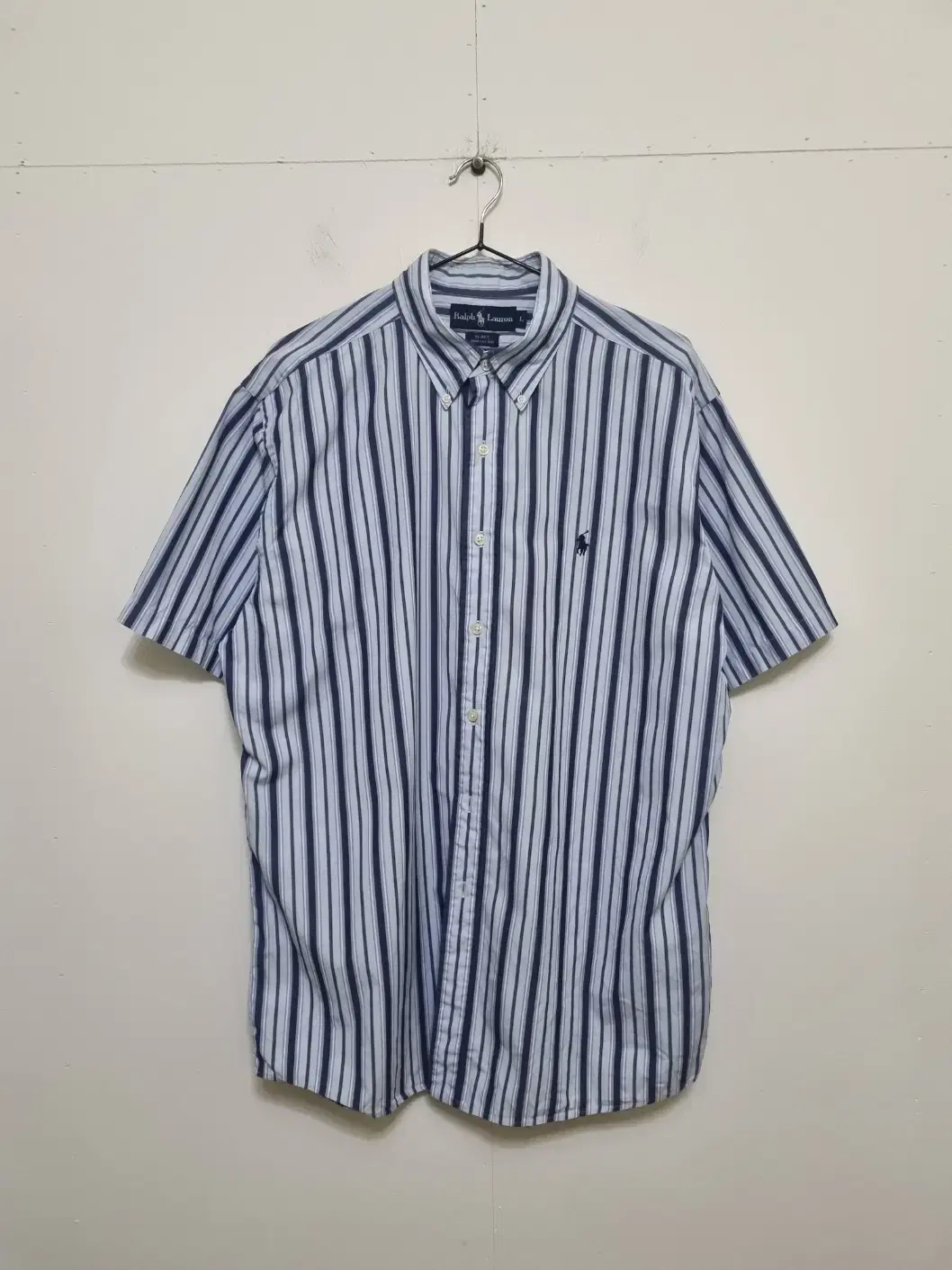 Ralph Lauren Blake Striped short-sleeved shirt-MenL