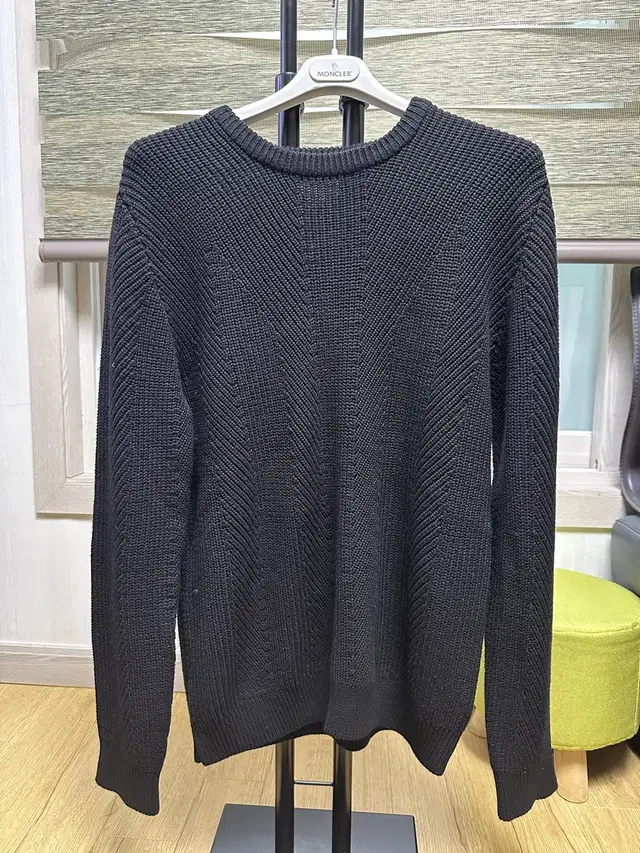 [XL]691.H&M 블랙 니트