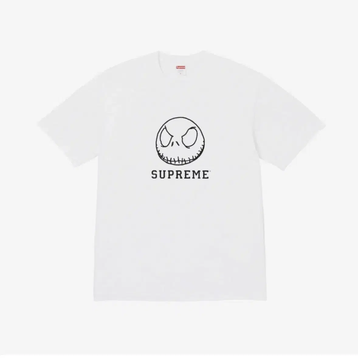 [XXL] supreme 슈프림 스켈레톤 반팔 티셔츠 흰색