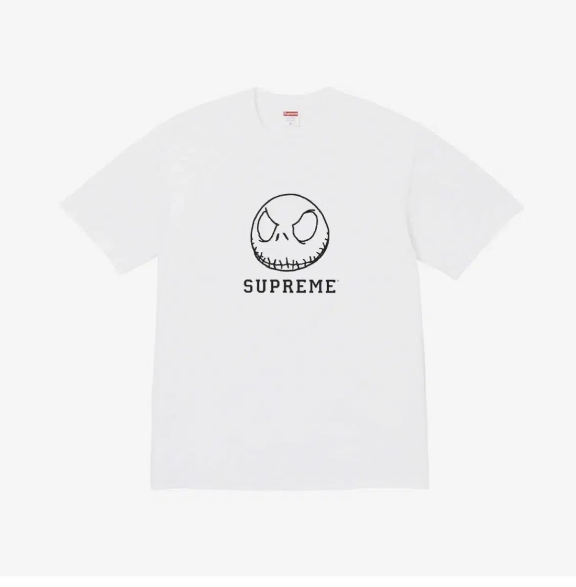 [XXL] supreme 슈프림 스켈레톤 반팔 티셔츠 흰색