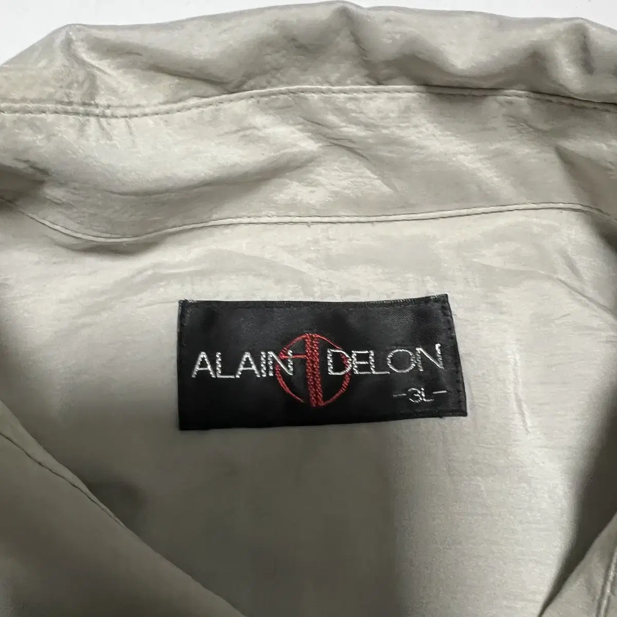 ALAIN DELON 델온 포켓 반팔 실크셔츠(L~XL)