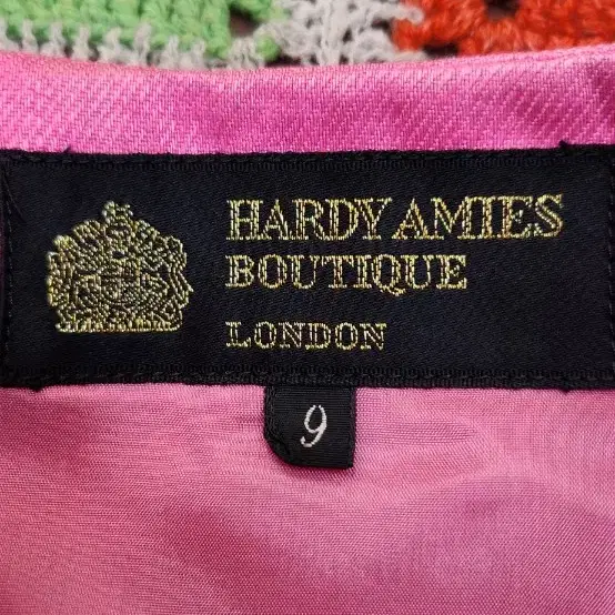 HARDY AMIES 마100% 셋업(원피스+자켓)