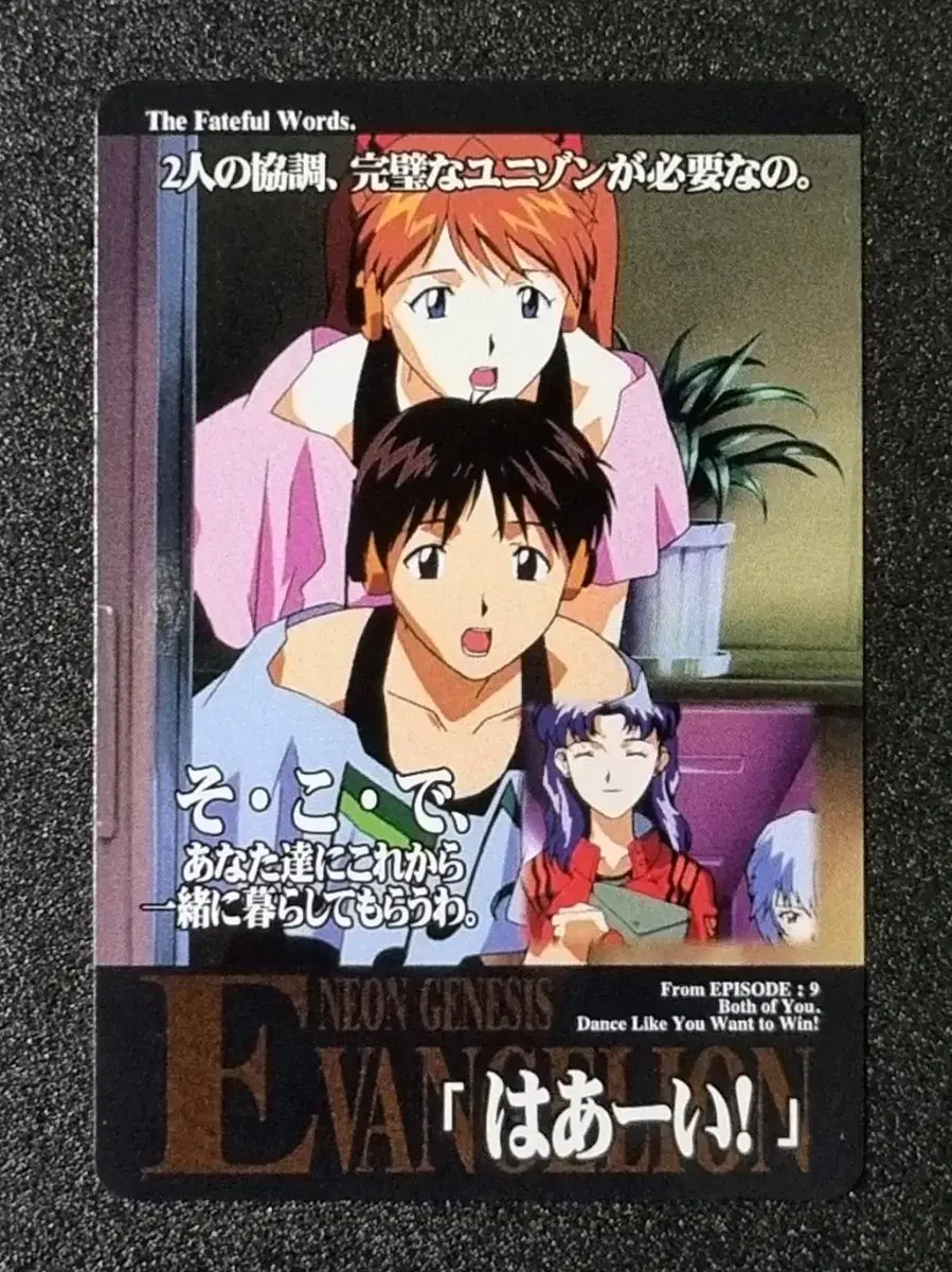 [영화팜플렛/굿즈] 에반게리온 고전카드 (1997) 아스카 영화전단지