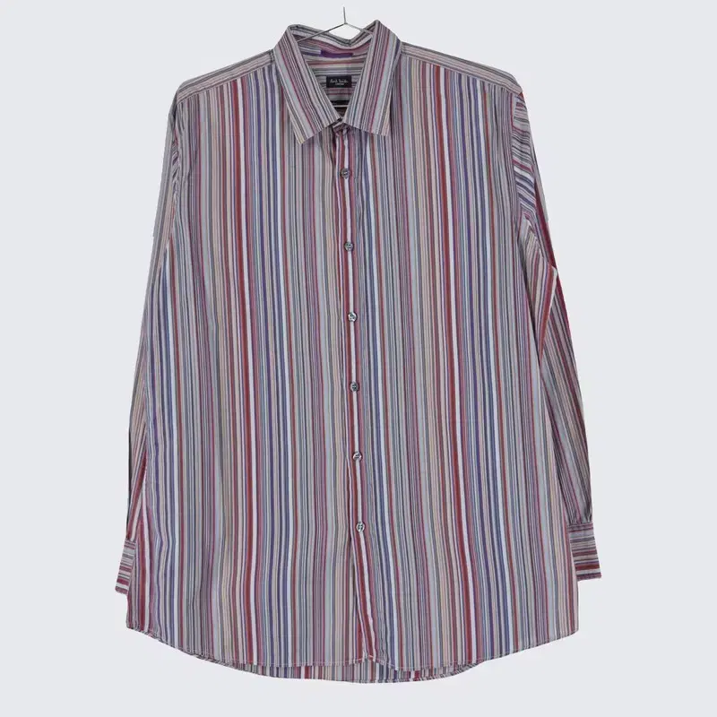 [Poulsmith] Cotton Striped Southern Shirt (Men's 105) A21090