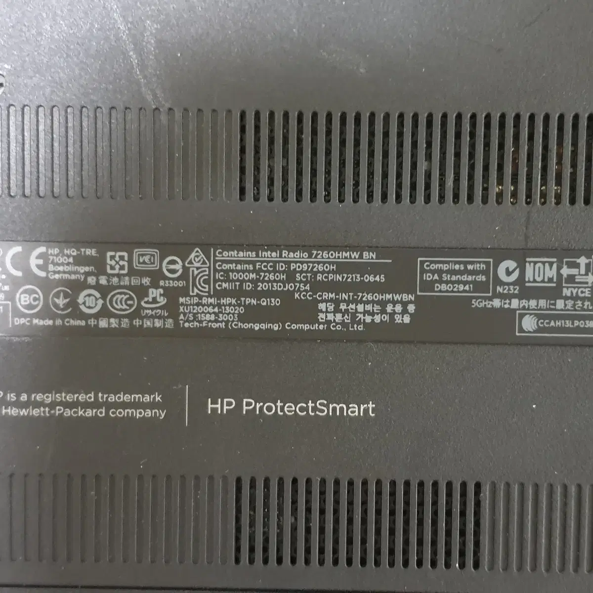 노트북 부품용 HP 15-n004TU i5 4200 화면고장 5만원