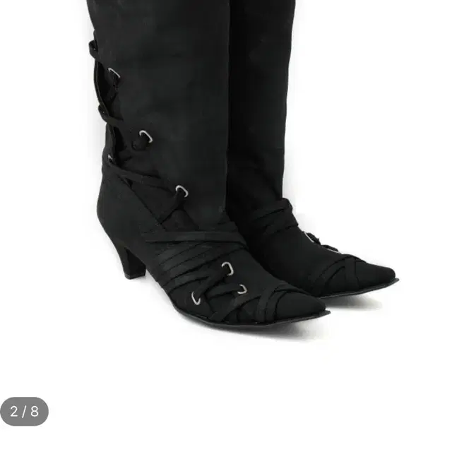 포트리스 4TRESS   ICONIC WAXED STRAPPY BOOTS