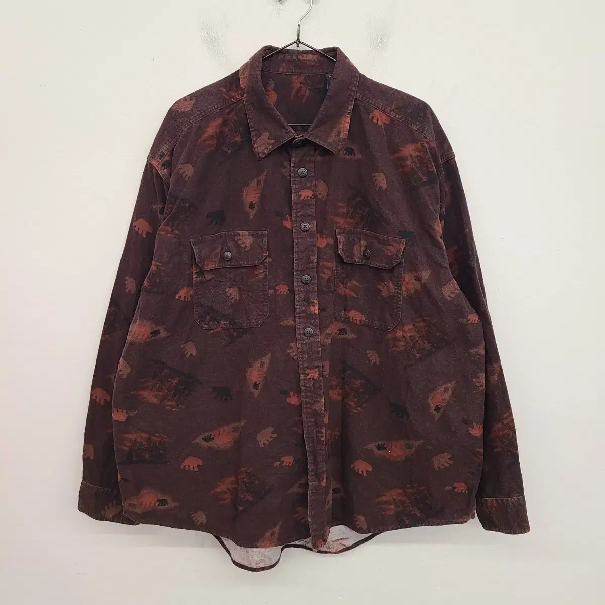 [115/3XL] Native Pattern Hunting Shirt Jacket