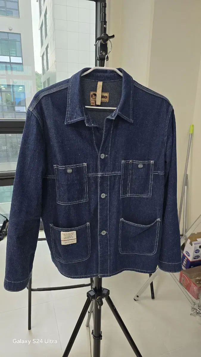 NigelCarbon Denim Chore Jacket