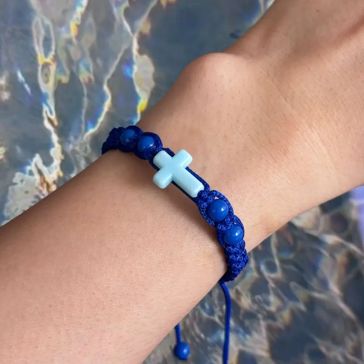 pad cross bracelet