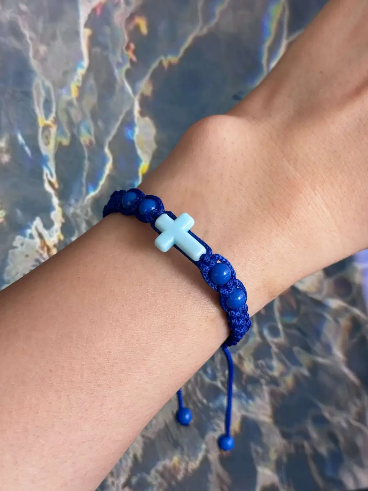 pad cross bracelet