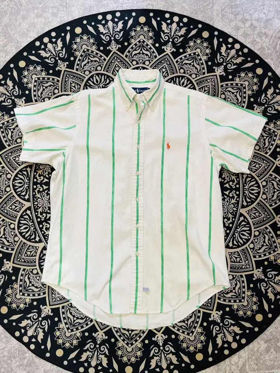 Polo Ralph Lauren Short-Sleeved Straw Shirt